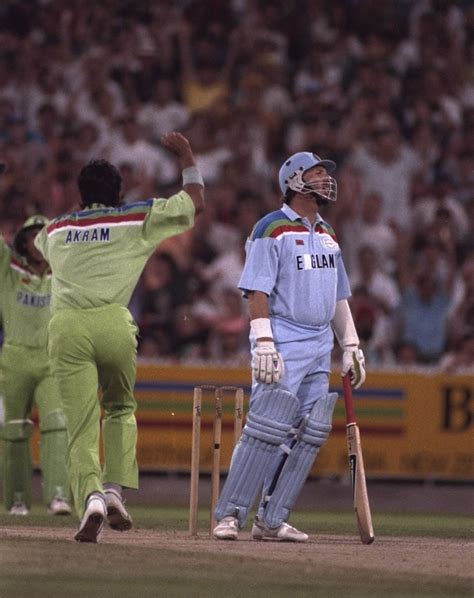 Wasim Akram and Aamer Sohail celebrate the victory | ESPNcricinfo.com