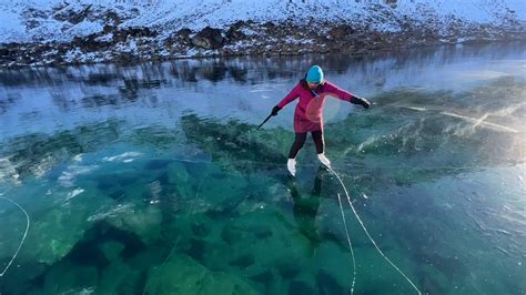 Watch: ‘Wild ice’ skaters find breathtaking ‘ice window’ in Alaska ...