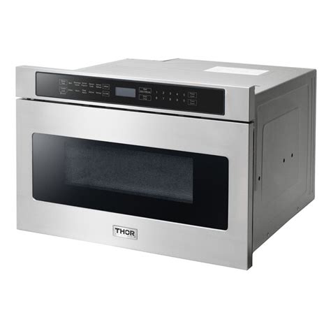 Thor Kitchen 1.2-cu ft Microwave Drawer (Stainless Steel) (24-in) in the Microwave Drawers ...