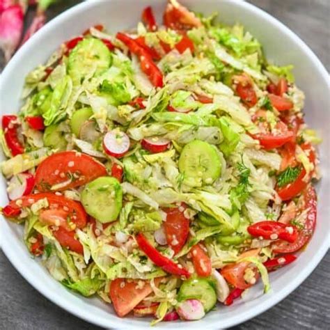 Iceberg Lettuce Salad - Eat Something Vegan