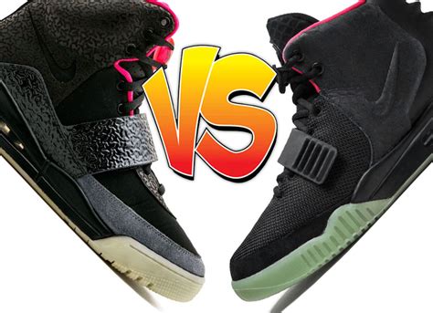 Nike Air Yeezy Blink vs Nike Air Yeezy 2 Solar Red Comparison - SBD