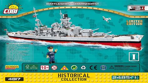 Cobi Instructions | Small Army / WW2 | 4817 | Battleship Scharnhorst ...