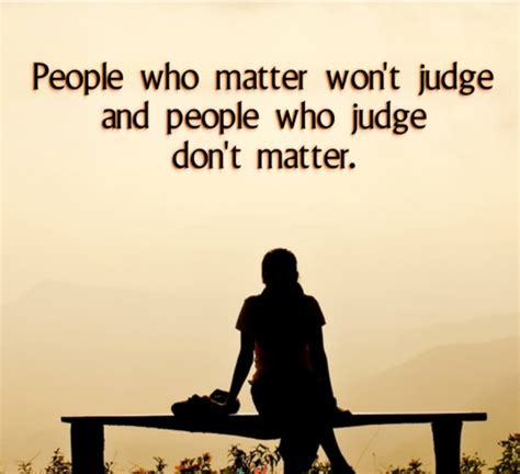 Judgemental People~Quote