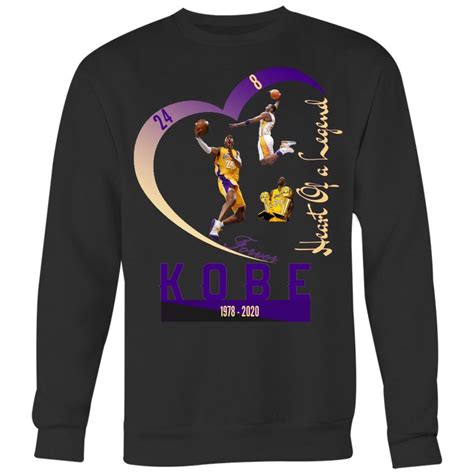 Kobe Bryant Sweatshirt|Kobe Legend Mens Womens Crewneck Sweatshirt (5 ...