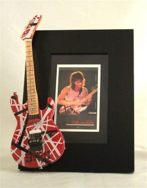 Eddie Van Halen Tribute Guitar Frame – Sedona Music Boxes