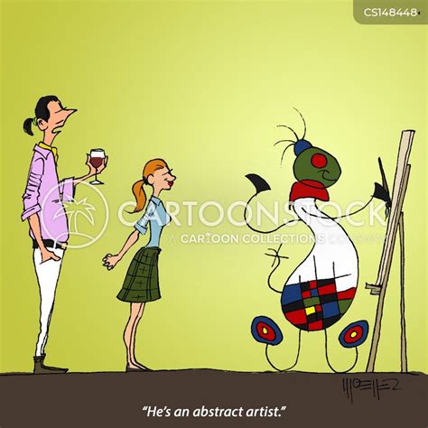 Abstract Artists Cartoons and Comics - funny pictures from CartoonStock