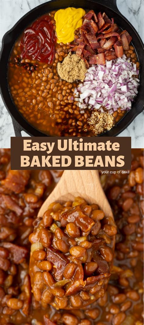 Baked Bean Recipe With Canned Beans And Bacon | Deporecipe.co