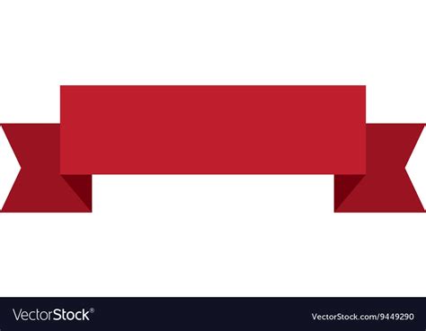 Red banner icon Royalty Free Vector Image - VectorStock