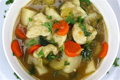 Vegetable Dumpling Soup - Don't Sweat The Recipe