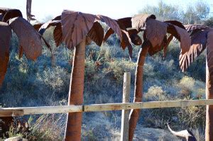 The metal sculptures of Ricardo Breceda at Lake Vail Resort