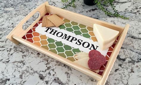 Personalized Custom Serving Tray - Qualtry