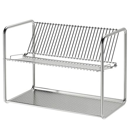 ORDNING dish drainer, stainless steel, 50x27x36 cm - IKEA