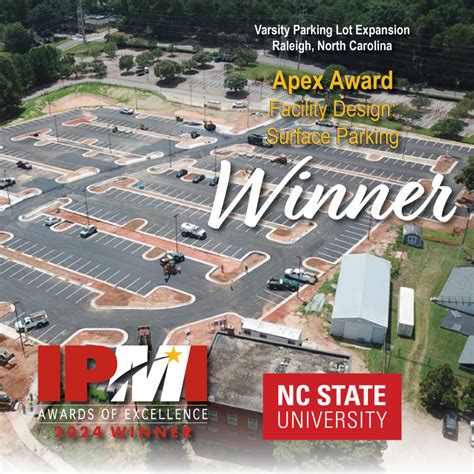 Varsity Parking Lot Expansion Receives 2024 IPMI Apex Award | Transportation