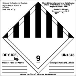 Dry Ice Shipping Labels – Polar Ice Ltd.