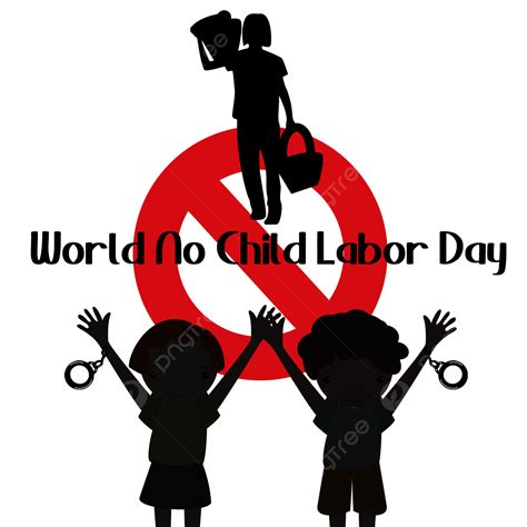 Child Labor PNG Transparent, World No Child Labor Day, Handcuffs, Child ...