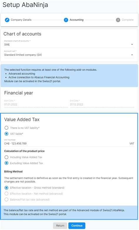 What VAT methods and settings are available and what do they mean? – Swiss21.org Helpcenter