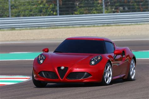 Alfa Romeo 4C UK 2014 Red cornering track speed (1280×852) | Revival Sports Cars Limited