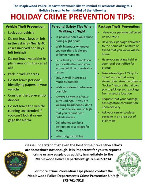 Holiday Crime Prevention Tips | TAPinto