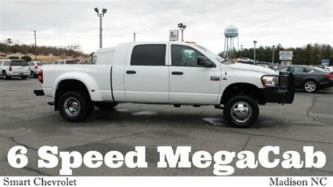 Sell used 2007 Dodge Ram 3500 Cummins Turbo Diesel 6 Speed Manual Mega Cab 4x4 DRW Trucks in