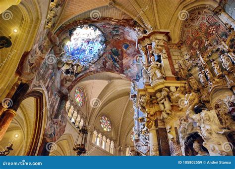 Cathedral of Toledo, Spain editorial stock image. Image of column - 105802559