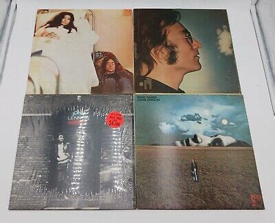 Lot Of 4 Vintage John Lennon Of The Beatles Solo Album Vinyl Records Collection | eBay