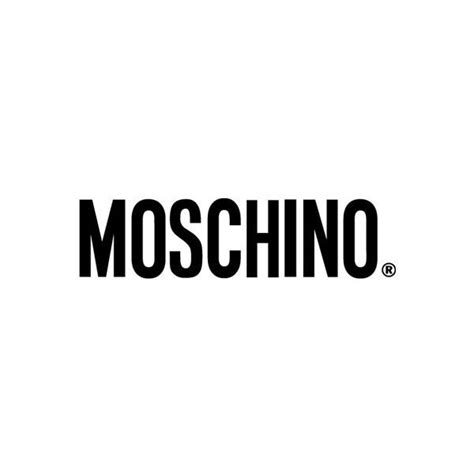 logo moschino liked on Polyvore featuring logos, text, quotes, brands, moschino, headline ...