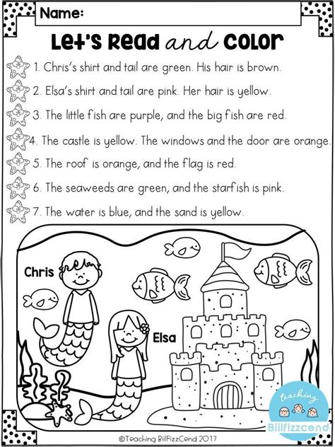 Reading Comprehension Games For Kindergarten