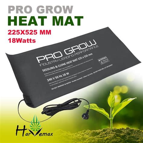 Pro Grow Heat Mat / Seed Germination Mat - 225 x 525 mm | eBay