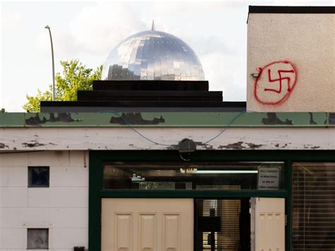 Edmonton police investigating after mosque vandalized with swastika | Edmonton Journal