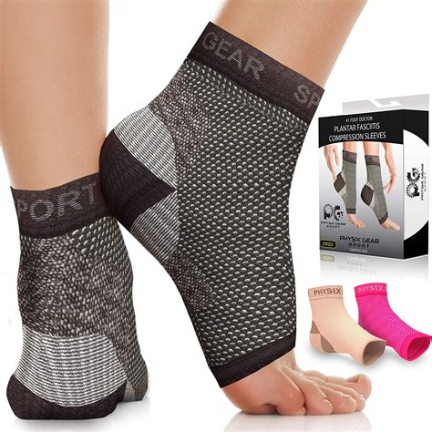 Plantar Fasciitis Socks with Arch Support for Men & Women - Best 24/7 Compression Socks Foot ...