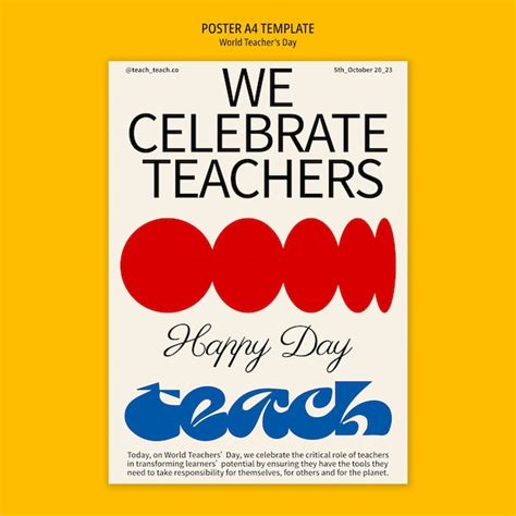 Teachers Day Speeches English PSD, High Quality Free PSD Templates for Download | Freepik