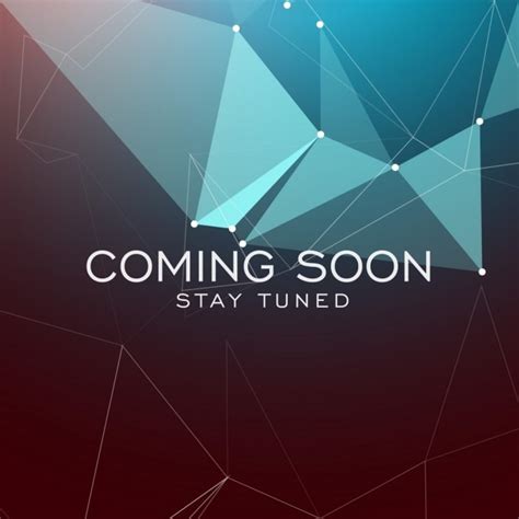 Geometric background with text of "coming soon" Vector | Free Download