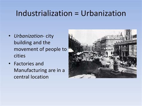 Urbanization Definition Industrial Revolution - DEFINITION KLW