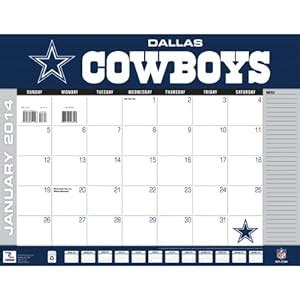 Amazon.com : Turner - Perfect Timing 2014 Dallas Cowboys Desk Calendar ...