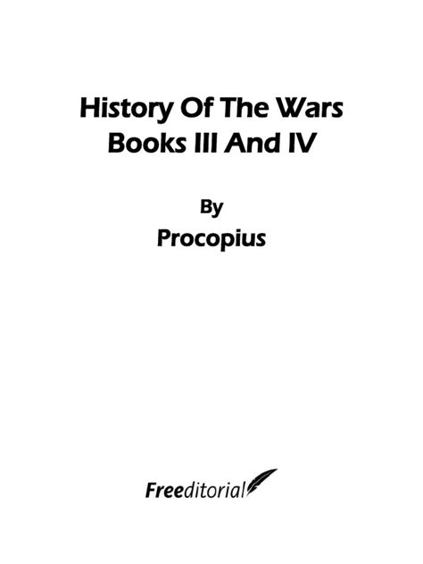 History of The Wars Books III and IV by Procopius | PDF | Roman Empire ...