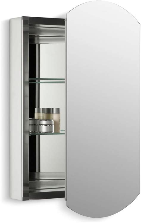 Amazon.com: KOHLER 3073-NA Archer 20" W x 31" H Aluminum Single-Door Bathroom Medicine Cabinet ...