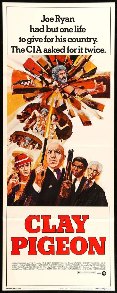 Clay Pigeon (1971) Original Insert Movie Poster - 14" x 36" - Original ...