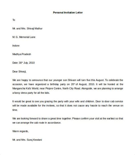 40+ Personal Letter Templates - PDF, DOC | Free & Premium Templates