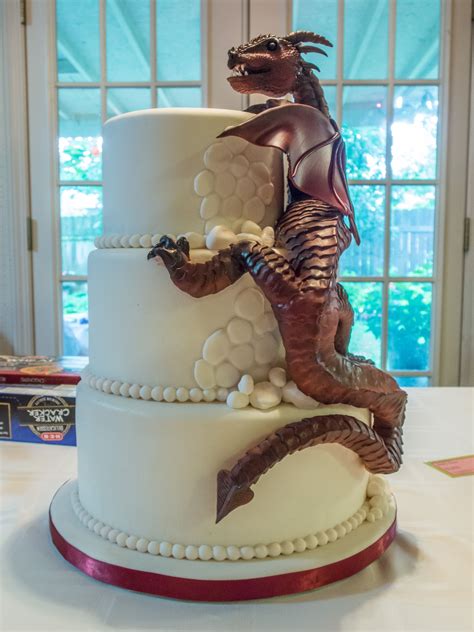 dragon scaling the cake Reception Cake, Dragon Cake, Modeling Chocolate ...