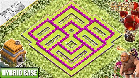 TH6 Base 2020 with REPLAY!! Town Hall 6 Hybrid Base with Copy Link ...