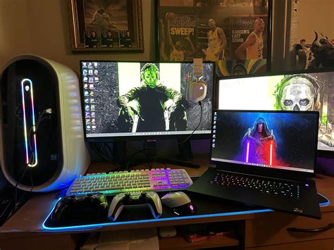 My Updated setup! Aurora R13 with the m17 R5! : r/Alienware