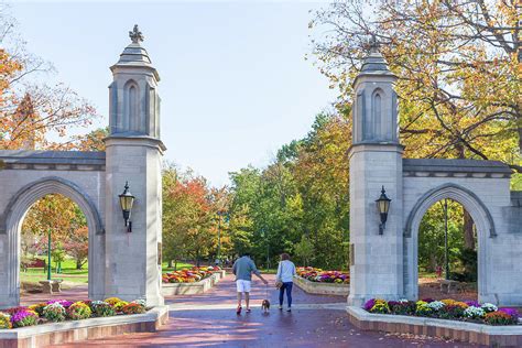 Sample Gates at University of Indiana Photograph by Ken Wolter - Pixels