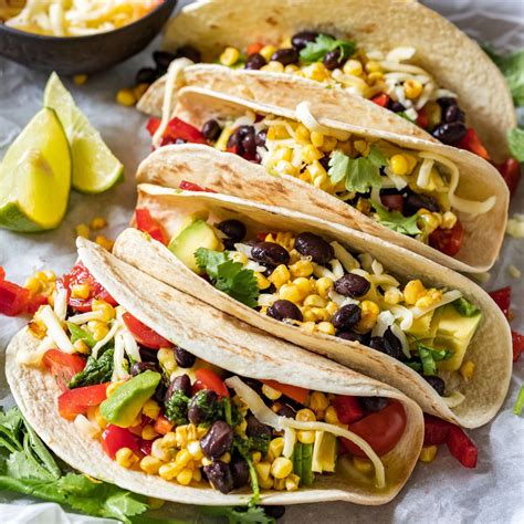 Black Bean Tacos Recipe - Happy Foods Tube