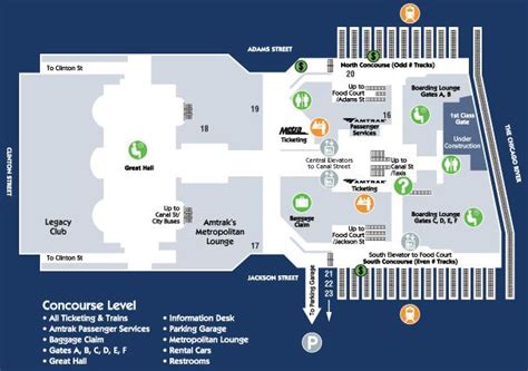 Union Station Chicago Illinois Map - Wanda Joscelin