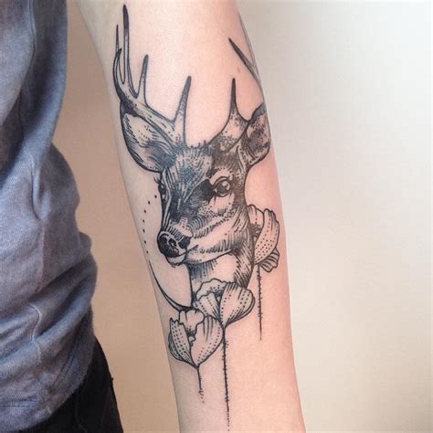 120+ Best Deer Tattoo Meaning and Designs - Wild Nature (2019)