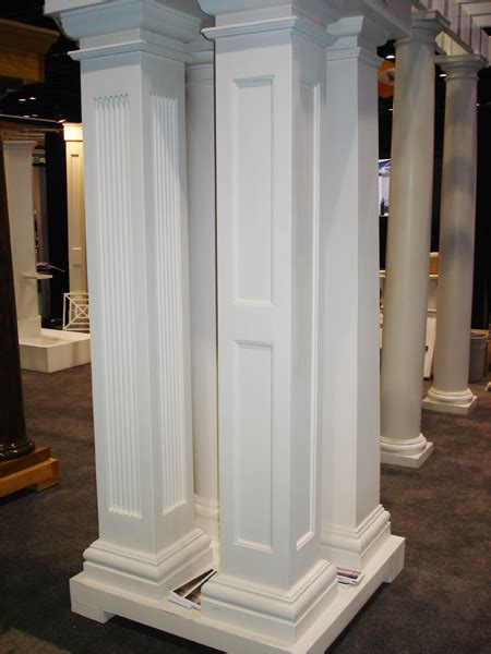 Square Fiberglass Porch Columns