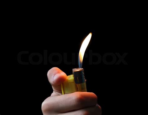 Lit Lighter | Stock image | Colourbox