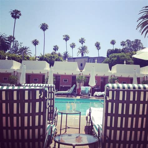 Poolside at Beverly Hills Hotel