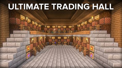 Minecraft Villager Trading Hall - 26 Villagers - All Trades 1 Emerald - YouTube