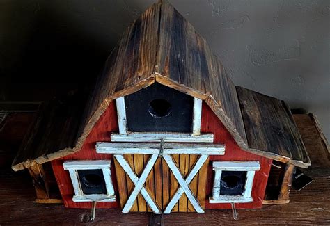 Barn Birdhouse - Etsy